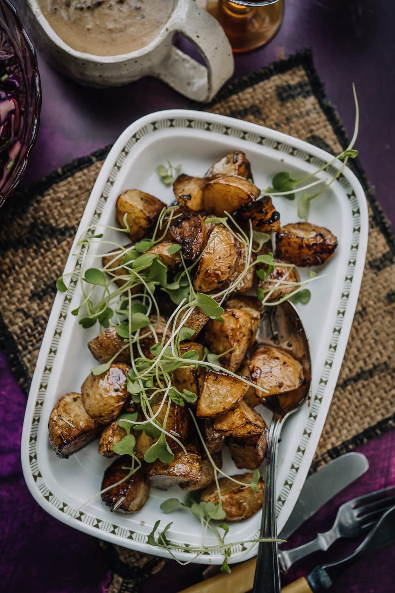 Annoskuva reseptille balsamicopaahdetut perunat