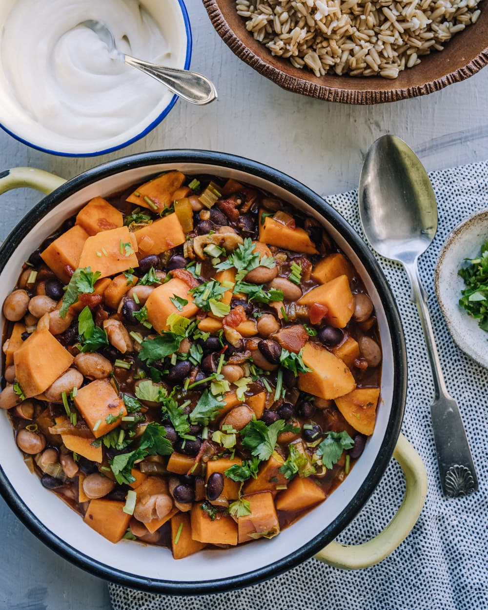 Annoskuva reseptille bataatti-papupata