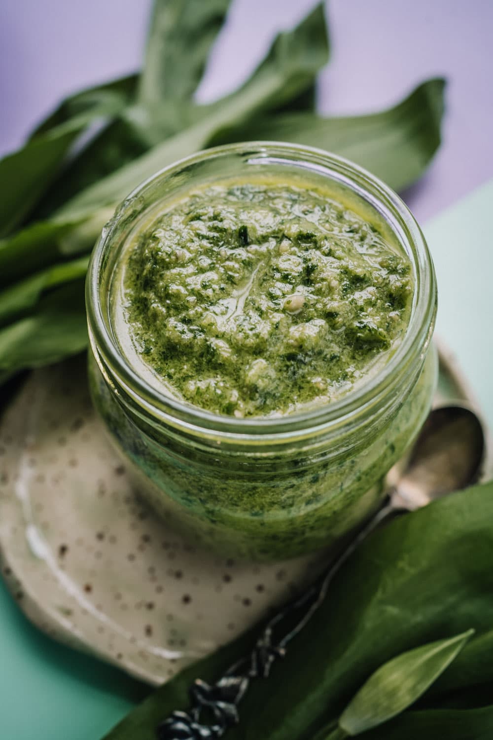 Annoskuva reseptille karhunlaukkapesto