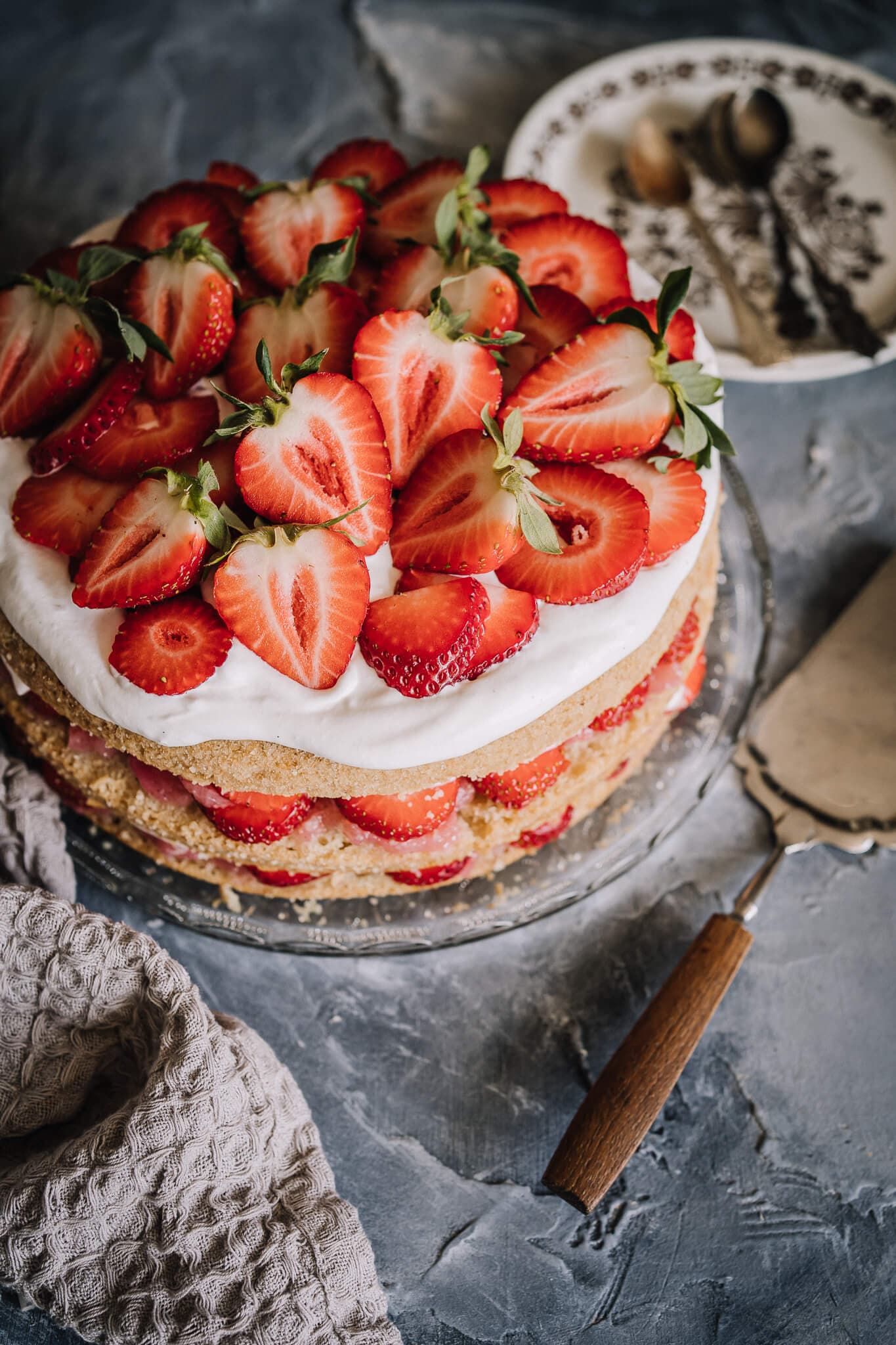 Annoskuva reseptille mansikkakakku